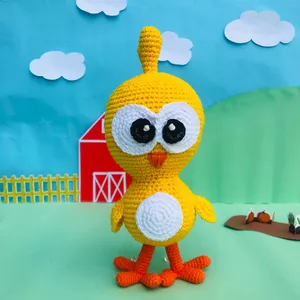 Imagem de capa para o Ebook PDF Pintinho Amarelinho Mini Amigurumi