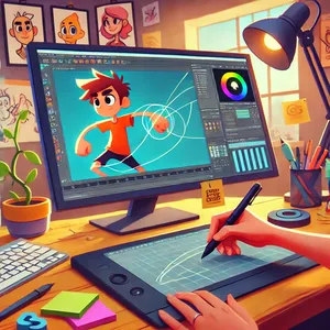 Cover image for Online course Toon Boom Cut-Out Animation: Master Rig, Actions &amp; Projects