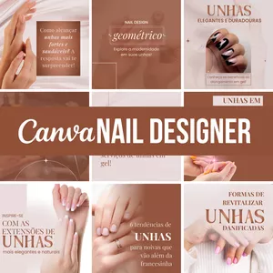 Imagem do curso CANVA PACK NAIL DESIGNER