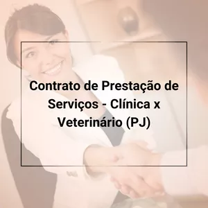Imagem de capa para o Ebook Contratos Veterinários - Contrato de Prestação de Serviço Clínica x Vet