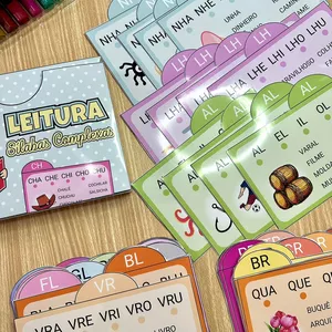 Imagem de capa para o Ebook FICHAS DE LEITURA SÍLABAS COMPLEXA