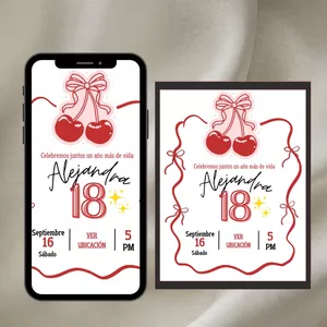 Imagen de portada para Ebook Invitación de cumpleaños editable en Canva