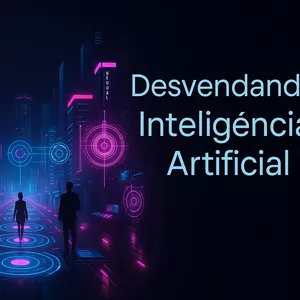 Imagem de capa para o Ebook  Desvendando a Inteligência Artificial - Guia básico