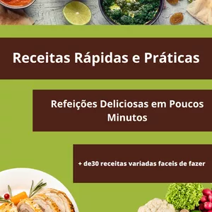 Imagem de capa para o Ebook RECEITAS PRATICAS PARA MELHORAR SUAS REFEIÇOES