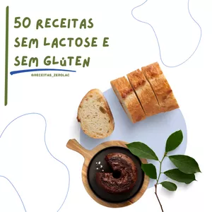 Imagem de capa para o Ebook 50 Receitas sem Lactose sem Glúten