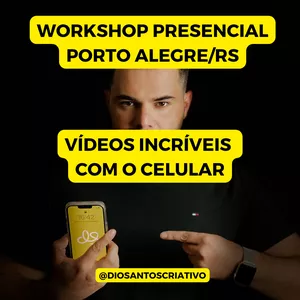 Imagem de capa para o Evento presencial Workshop Presencial de Fotografia com o Celular - POA/RS