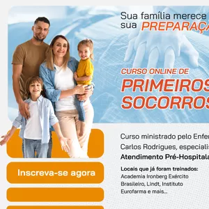Imagem de capa para o Curso online Primeiros Socorros On-line