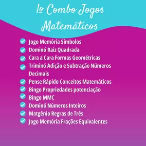 Imagem de capa para o Ebook 1º Combo Jogos Matemáticos