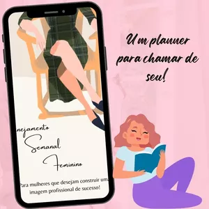 Imagem de capa para o Ebook Planner da Mulher Elegante (versão para baixar e imprimir)