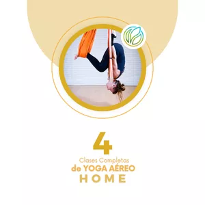 Imagen de portada para Curso online 4 CLASES DE YOGA AÉREO - HOME