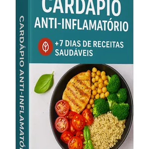 Imagem de capa para o Ebook Cardapio Anti-inflamatorio - 7 Dias