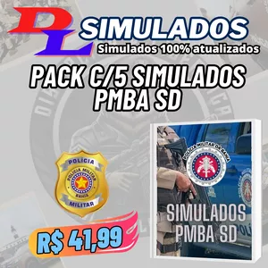 Imagem de Pacote C/5 Simulados PMBA Sd | 100% ATUALIZADOS criado por DL Simulados  na hotmart