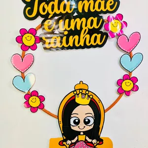 Imagem de capa para o Ebook 🌺Bambolê Dia das Mães - Decoração para Fotos🌺
