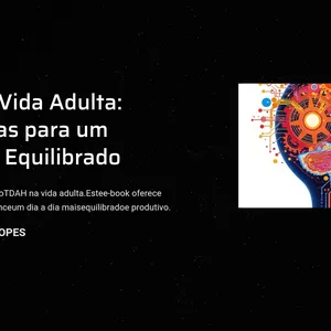 Imagem de capa para o Ebook TDAH na vida adulta 