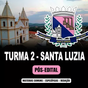 Imagem de capa para o Curso online Turma 2- Santa Luzia (pós edital) Nível Superior- Conhecimentos comuns + Redação + Específicas