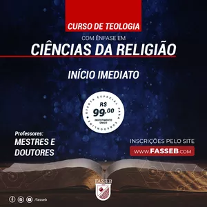 Imagem de capa para o Curso online Curso de Teologia com ênfase em Ciências da Religião