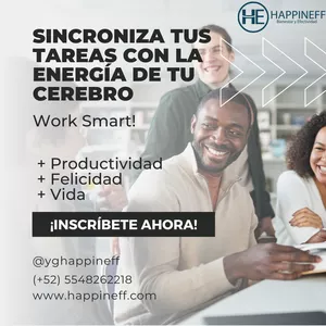Imagen de portada para Curso online Sincroniza tus tareas con la energía de tu cerebro. Work Smart!