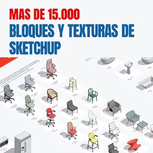 Imagen de portada para Curso online Mega Colección de Bloques para SketchUp