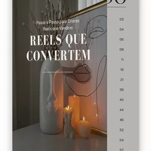 Imagem de capa para o Ebook Playbook - REELS QUE CONVERTEM
