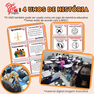 Imagem de capa para o Ebook 4 Jogos de cartas ("UNO" Prigeo) de História