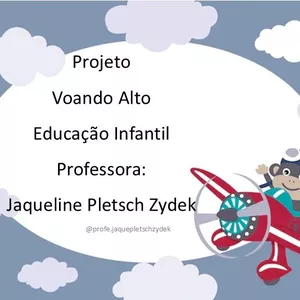 Imagem de capa para o Ebook Projeto Avião - Meio de transporte - Educação Infantil