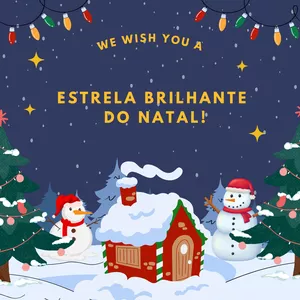 Imagem de capa para o Ebook A Estrela Brilhante do Natal