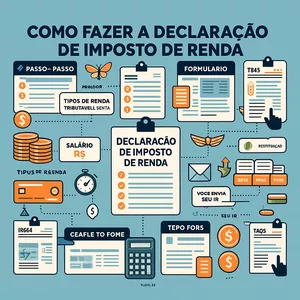 Imagem de capa para o Ebook Como Fazer sua Declaração de  Imposto de Renda (IRPF)