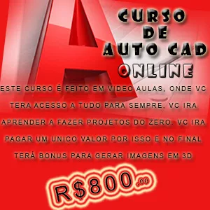 Imagem de capa para o Curso online Curso de  Auto Cad 2D e 3D 