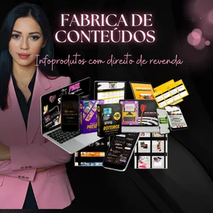 Imagem de capa para o Curso online Fabrica de Conteúdos - Infoprodutos com Direito de revenda