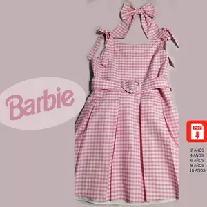 Imagen de portada para Ebook vestido barbie niña 