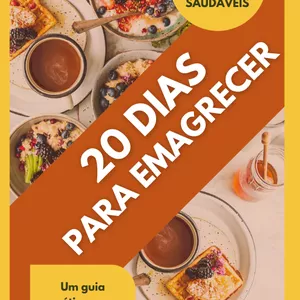 Imagem de capa para o Ebook 20 dias para emagrecer