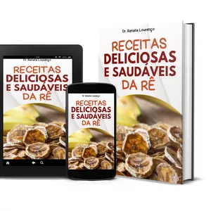 Imagem de capa para o Ebook Receitas saudáveis e deliciosas da Rê
