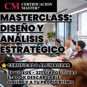 Imagen de portada para Curso online MASTERCLASS EN DISEÑO Y ANÁLISIS ESTRATÉGICO