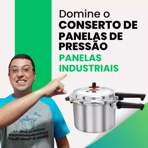 Imagem de capa para o Curso online DOMINE O CONSERTO DE PANELAS DE PRESSÃO: PANELAS INDUSTRIAIS