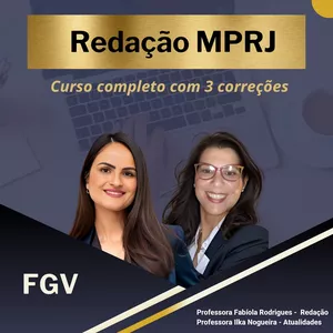 Imagem de capa para o Curso online Redação MP-RJ (Ministério Público do Estado do Rio de Janeiro) - Curso completo com correção