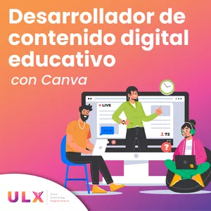 Imagen de portada para Curso online Desarrollador de contenido digital educativo con CANVA