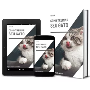 Imagem de capa para o Ebook E-book Como Treinar Seu Gato