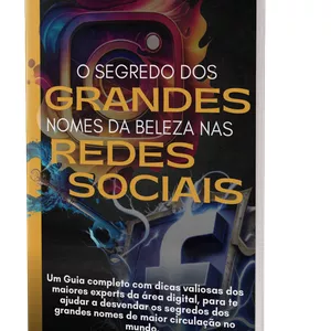 Imagem de capa para o Ebook O Segredo dos grandes nomes nas redes sociais