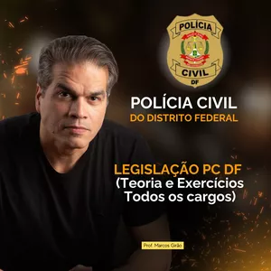Imagem de capa para o Curso online Legislação para PC DF 2024 (Teoria e Exercícios)