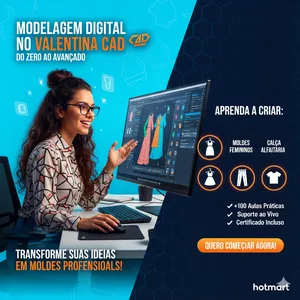 Imagem do curso Modelagem Digital no Valentina CAD – Do Zero ao Avançado