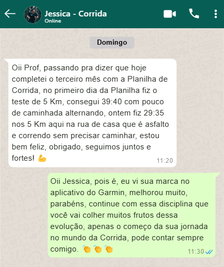 PLANILHA DE CORRIDA — imagem 6
