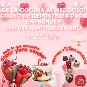 Imagen de portada para Curso online De la Cocina al Negocio: Curso de Repostería para Emprender