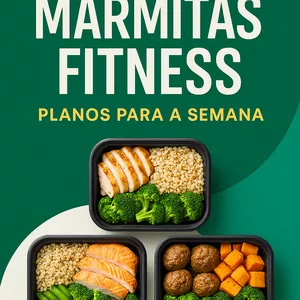 Imagem de capa para o Ebook Marmitas Fitness