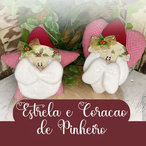 Imagem de capa para o Curso online  Estrela e Coração de Pinheiro
