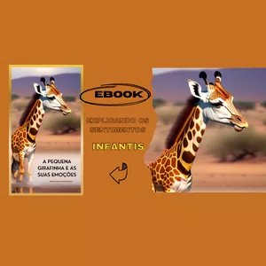 Imagem de capa para o Ebook A Pequena Girafinha e suas emoções