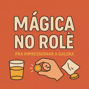 Imagem de capa para o Curso online Mágica no Rolê - Aprenda a impressionar qualquer pessoa com 3 truques matadores!