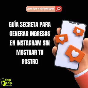 Imagen de portada para Curso online Guía Secreta para Generar Ingresos en Instagram  Sin Mostrar tu Rostro