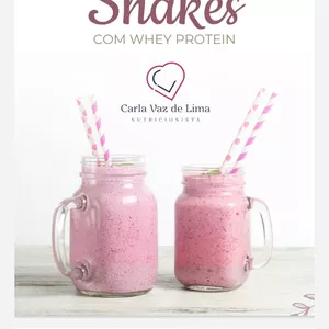 Imagem de capa para o Ebook 20 Receitas de Shakes com whey