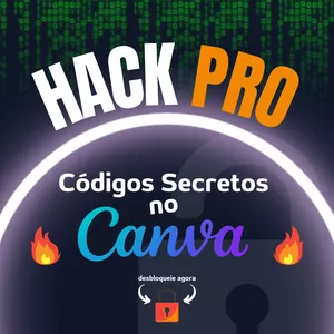 Imagem de capa para o Ebook hack pro - codigos secretos do canva