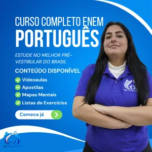 Imagem de capa para o Curso online Curso Completo Português ENEM